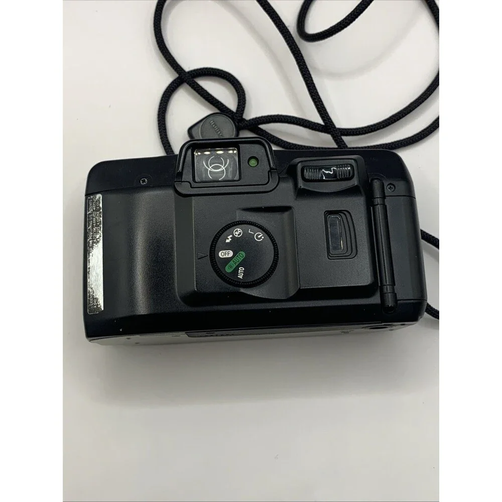 Canon Sure Shot 60 Zoom Date 35mm Film Camera 38-60mm 1995 Tamrac Strap Untested
